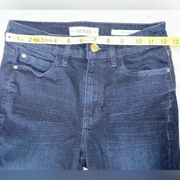 GUESS 1981 Womens Skinny Dark Blue Jeans - Picture 10 of 10